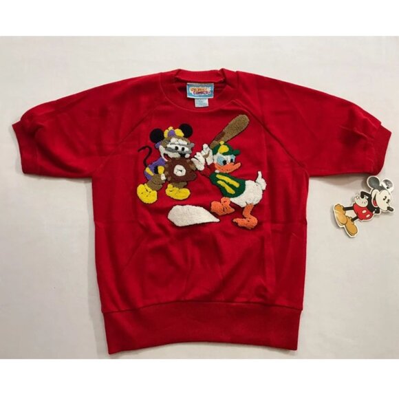 Sunday Comics Disney Designer Collection Youth Size Medium Knit Tee Tshirt - Picture 1 of 7